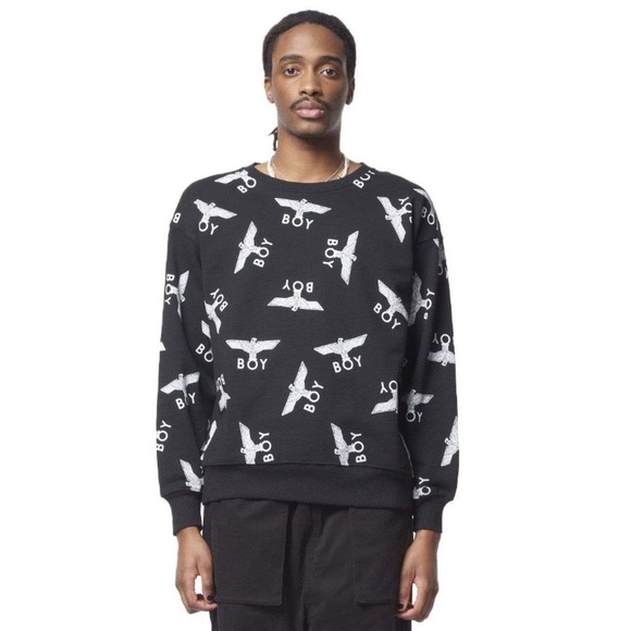 Boy London BOY REPEAT SWEATSHIRT Size Large Unisex - Picture 1 of 13